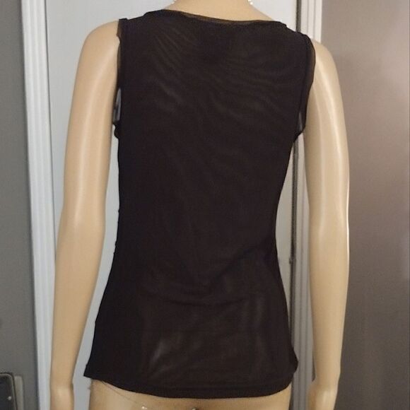 Two Piece- Berek Women's Size Small Matching Abstract Sequin Zip Jacket and Tank - Picture 5 of 16